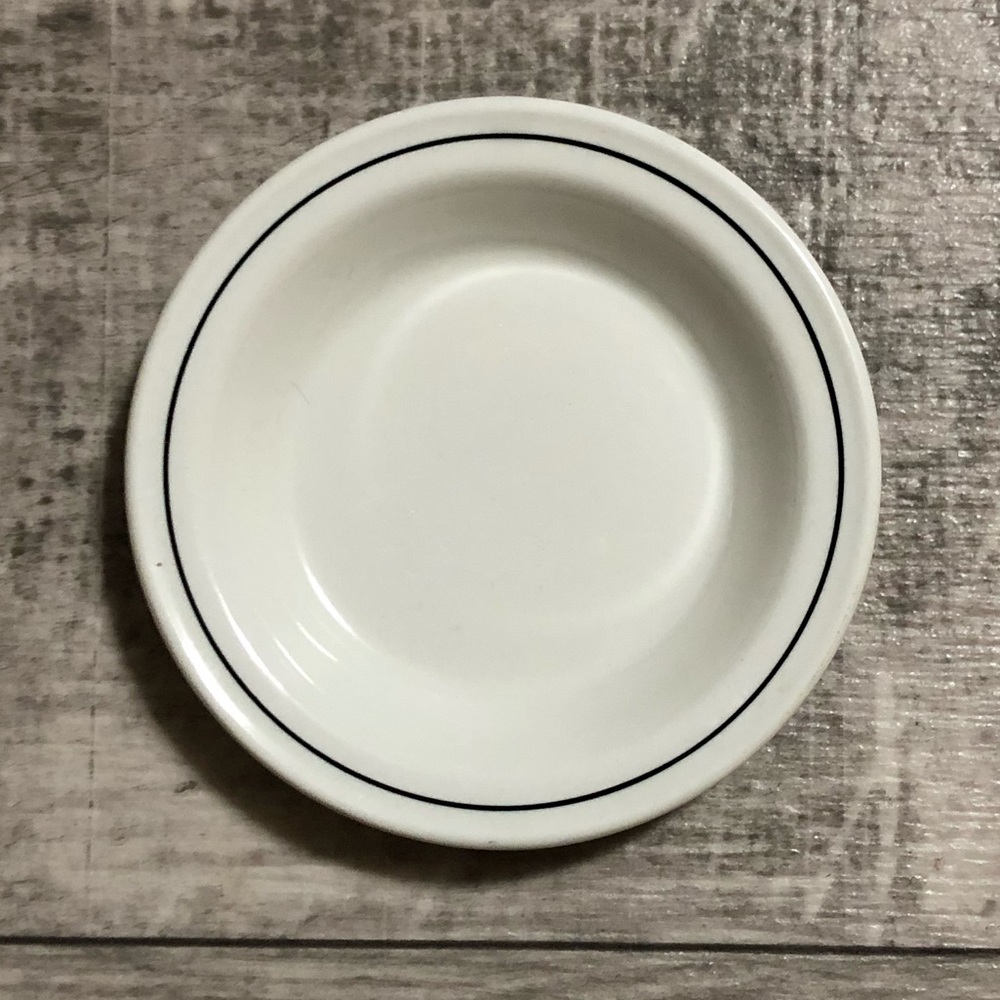 Steelite Plate or Trinket Dish Made in England Regd. Trade Mark 747232 White